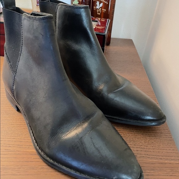 Black ASOS Pointed Toe Boots - Picture 1 of 1